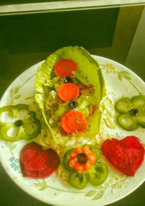 A picture of Colourful salad.