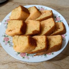 A picture of Diet cake,baking without oven.