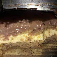 Una foto de Postre de vainillas