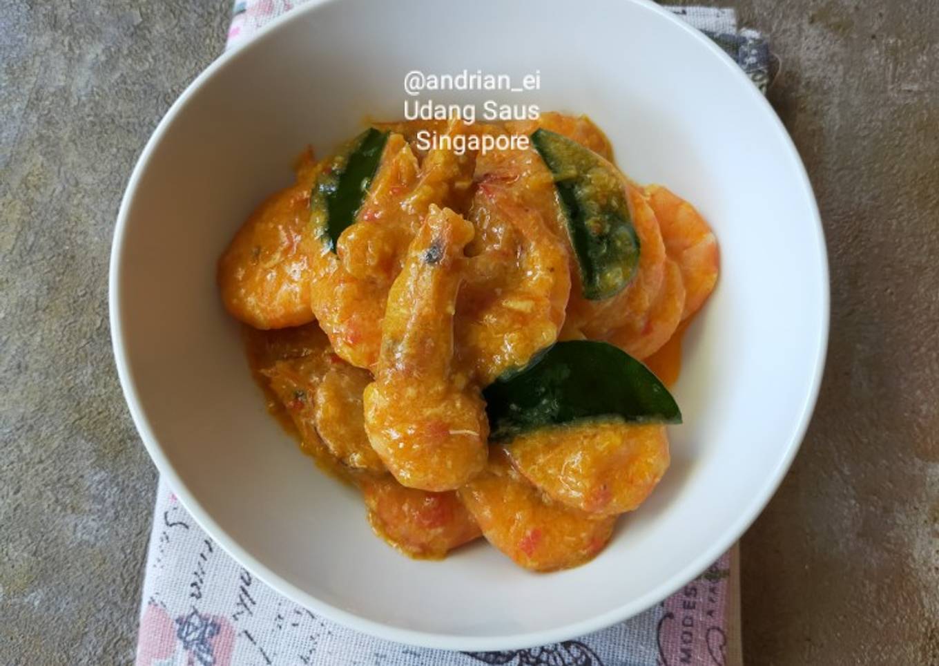 Resep Udang Saus Singapore Anti Gagal