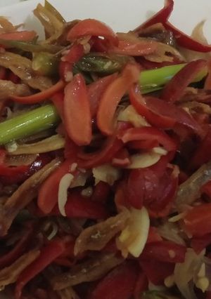 Foto resep Oseng kulit melinjo teri