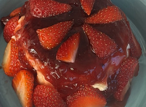 Foto de Panna Cotta Rápida de Morangos