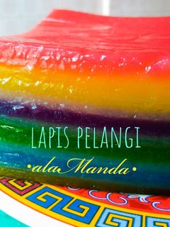 Foto resep Lapis Pelangi / Kue Pepe