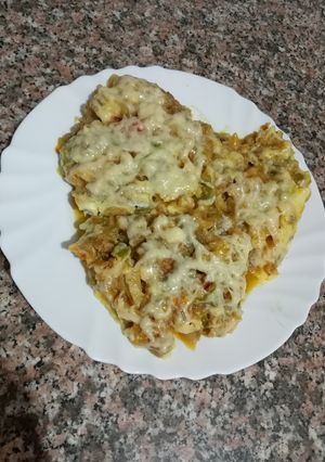 صورة لوصفة غراتان ببقايا الخضر