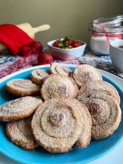 Una foto de Galletitas de queso mascarpone y fresas 🍓!!