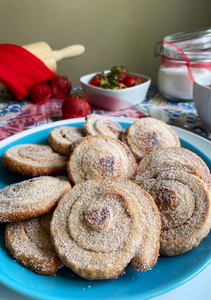 Una foto de Galletitas de queso mascarpone y fresas 🍓!!