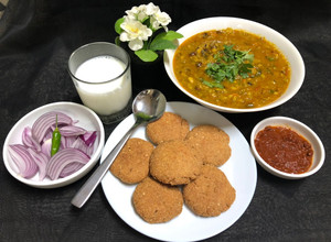 A picture of Chapdi Tavo undhiyu.