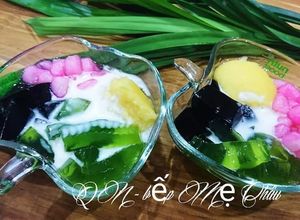 Hình của món Chè sương sa hột lựu.