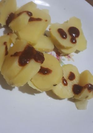 Una foto de Papas de 4 ' (minutos) en microondas
