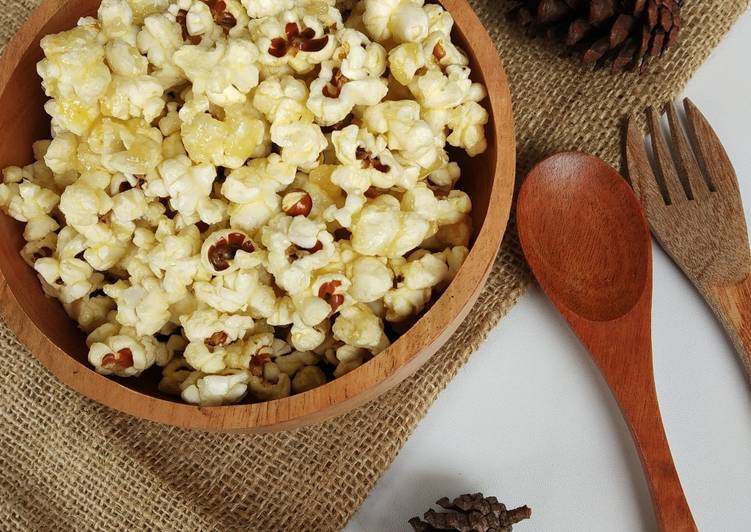 Cara Membuat Popcorn Caramel Yang Renyah