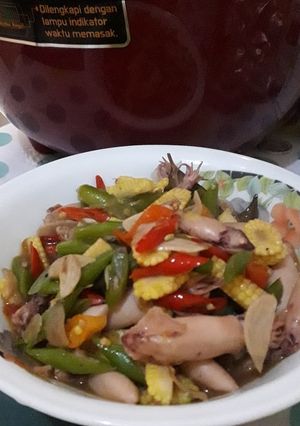 Foto resep Oseng babycorn cumi asin