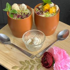 A picture of Makhana Mango 🥭 Rabri (Sawan Monday & Ekadashi Special).
