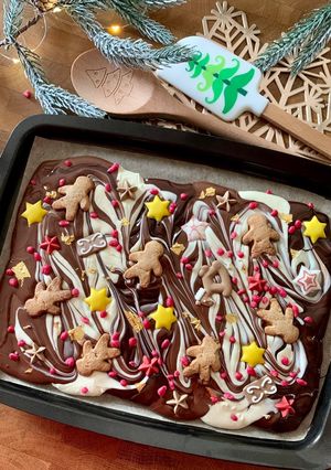 Une photo de ☆Chocolat de Noël - Tablette à Casser☆