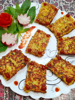 عکسی از دستور کوکو کدو سبز