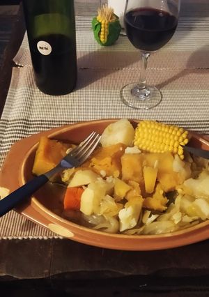 Una foto de Puchero de verduras