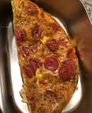 Frittata light di würstel al forno