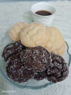 صورة لوصفة ♤ بسكوت بشكل مميز ولذيذ ♤🍫🍪