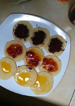 Foto resep Pancake aneka topping simple