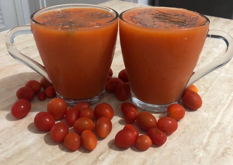 Resep Juice pepaya..tomat, Bikin Ngiler