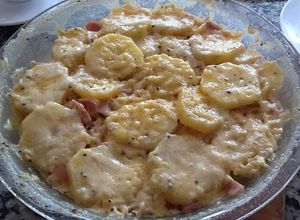 Una foto de Pastel de papas al microondas