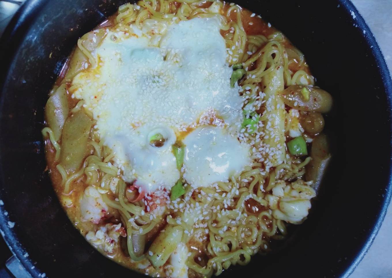 Resep Rabokki pedas Anti Gagal