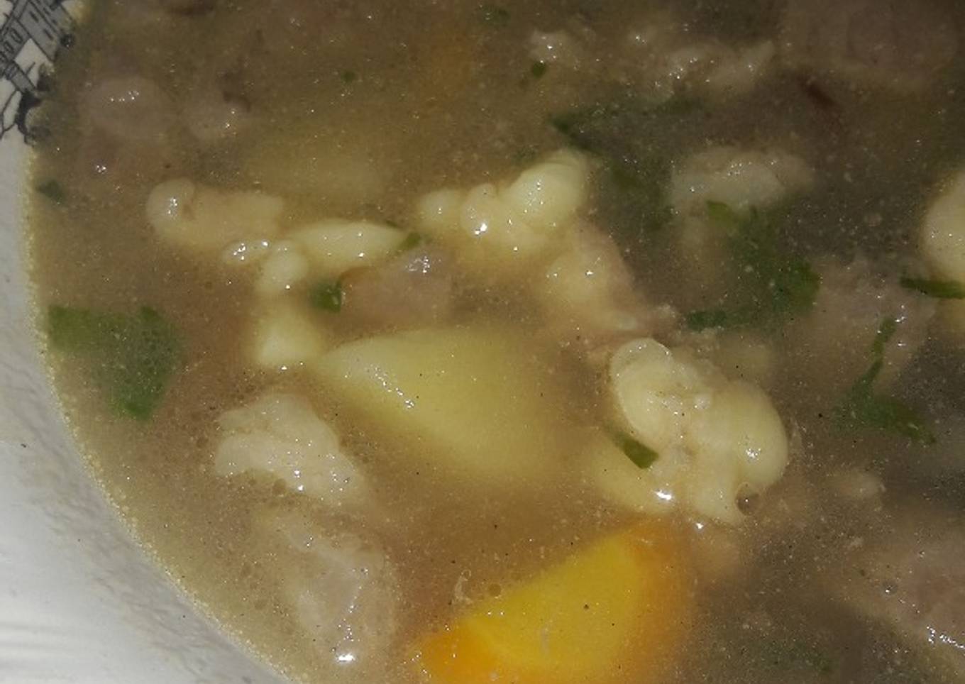 Sup sayur yang enak