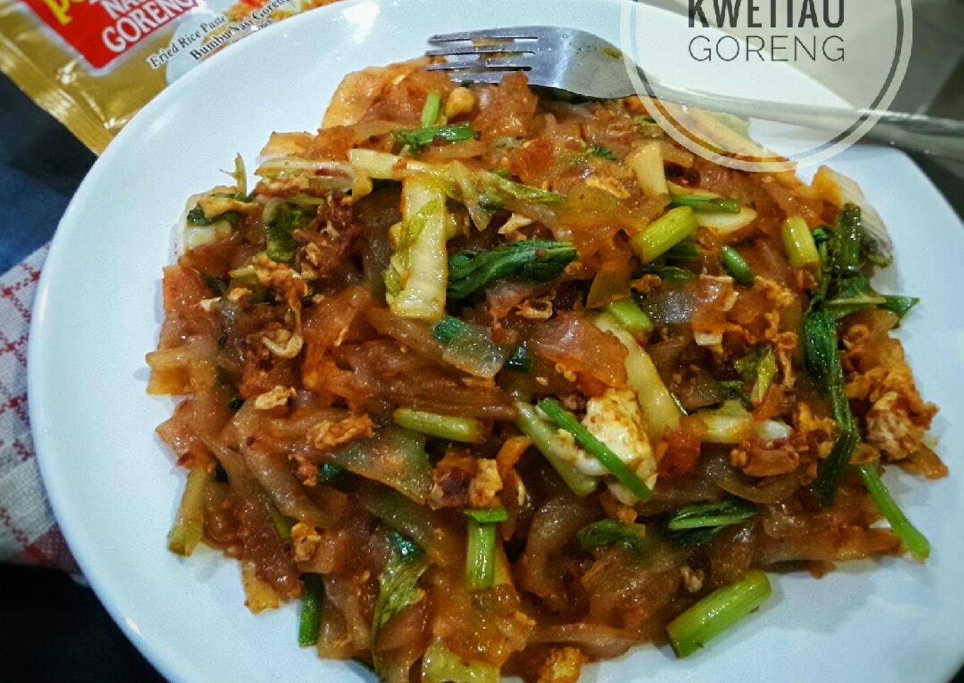 Kwetiau goreng simple