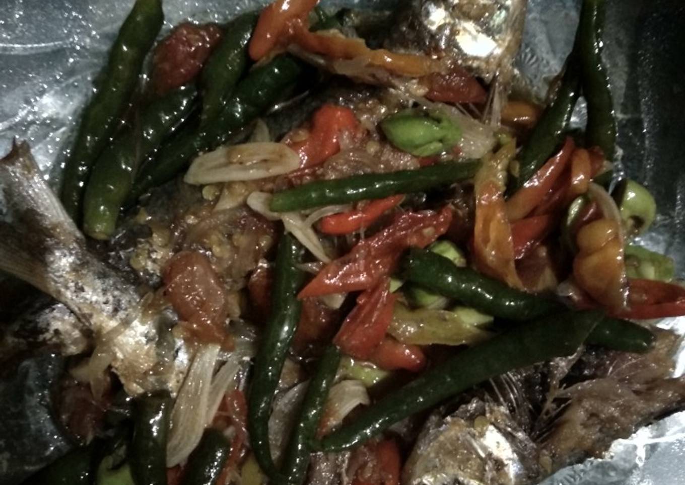 Resep Oseng ikan japu pedas yang Enak Banget