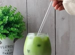 Gambar Saffron green tea