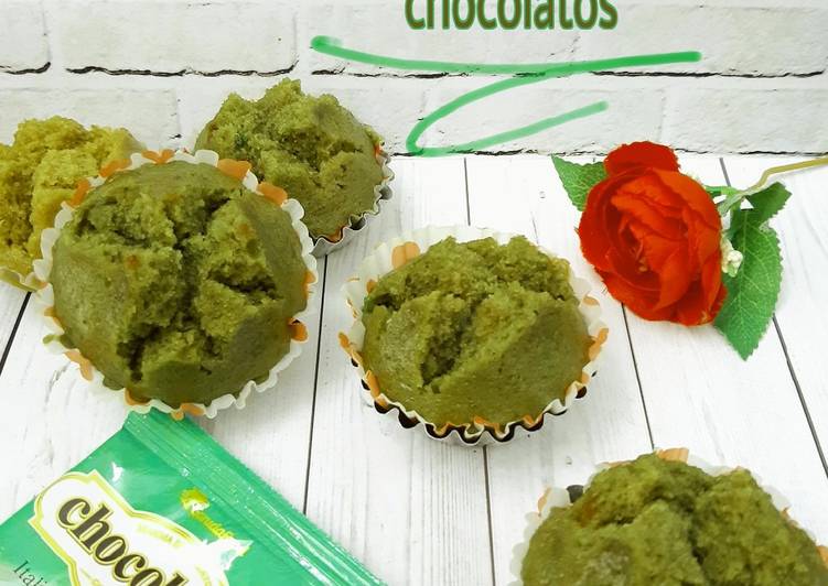 Resep 539. Bolu Kukus Greentea Chocolatos Anti Gagal