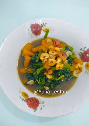 Foto resep Tumis bayam bawang putih