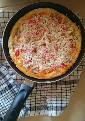 Foto resep Pizza teflon simple