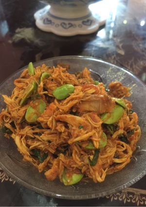 Foto resep Ayam suir kemangi pete