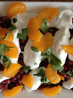 A picture of Beet-Root Pomegranate Salad.