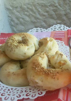 صورة لوصفة كعك بالجبن أو الزعتر