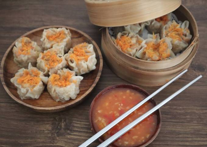 Resep Siomay Ikan Tenggiri Dengan Saus Merah Oleh Phie Kitchen Cookpad