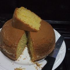 A picture of Chocolate essence cake.