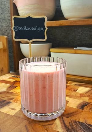 Foto resep Strawberry Smoothies