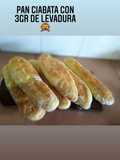 Pan Ciabata para sándwich 🥖