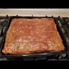 A picture of Greek spinach pie.