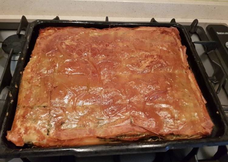 Recipe of Yummy Greek spinach pie