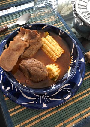 Una foto de Mole de olla