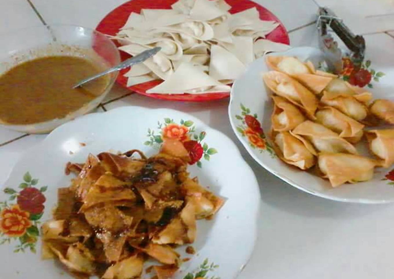 Batagor Aci kulit pangsit