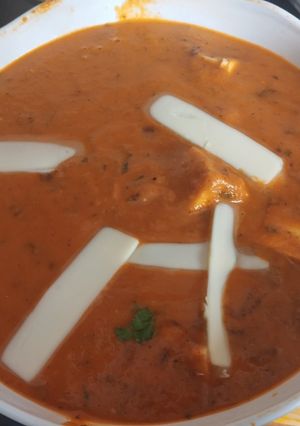 A picture of Special Kadhai Paneer - A side dish for chapati.