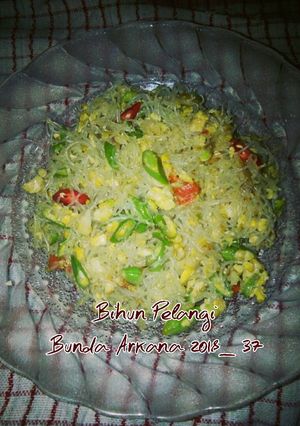 Foto resep Bihun Pelangi (mudah + cepat + tanpa ribet) 🍜🍜