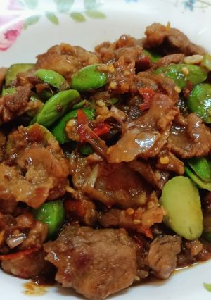 รูปของ สะตอผัดสันคอหมู