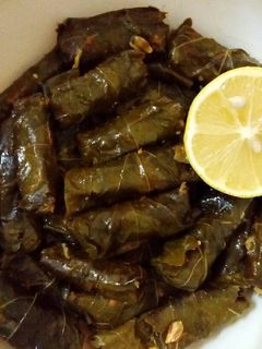 صورة لوصفة محشي ورق عنب باللحم المفروم