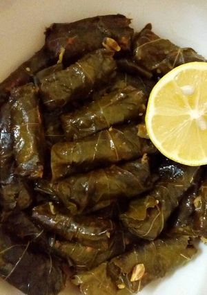 صورة لوصفة محشي ورق عنب باللحم المفروم