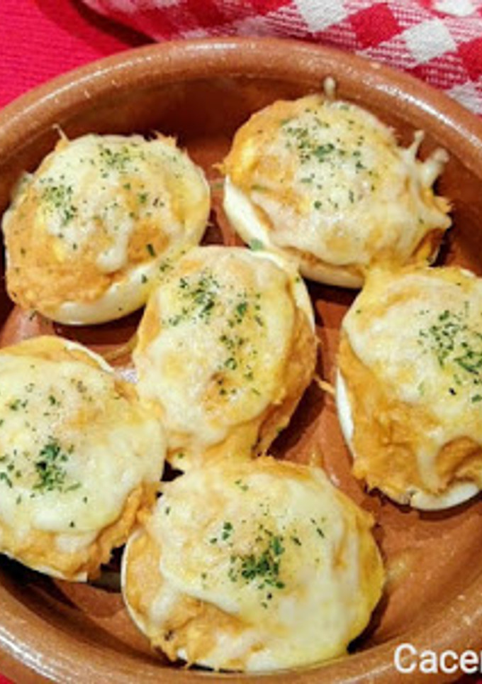 Una foto de Huevos rellenos gratinados (Express)