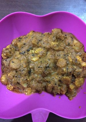 A picture of Baby corn aloo Subji.
